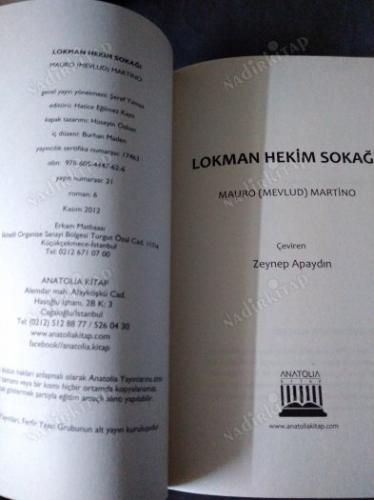 LOKMAN HEKİM SOKAĞI