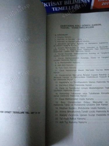 Zabıta Mevzuatı 5 Adli Görev Kanunları Tüzükleri Yönetmelikleri