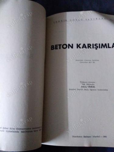 BETON KARIŞIMLARI