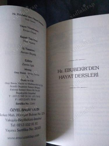 Hazreti Ebu Bekirden HAYAT DERSLERİ