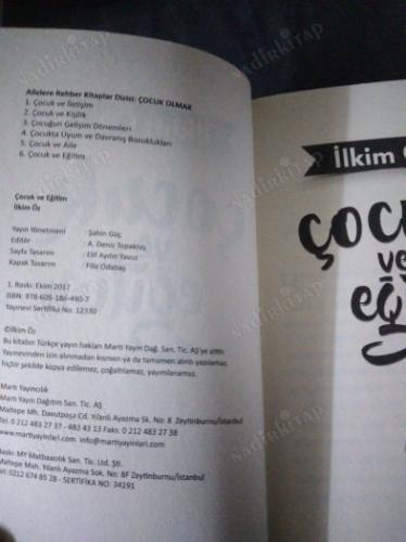 Çocuk ve Eğitim // Ailelere Rehber Kitaplar Dizisi