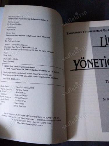 LİDER YÖNETİCİLİK (COACHING)