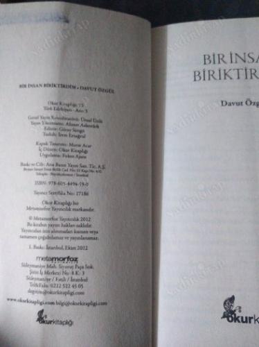 BİR İNSAN BİRİKTİRDİM