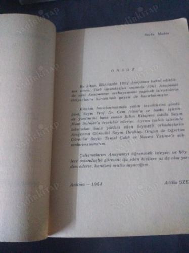 GEREKÇELİ VE 1961 ANAYASASIYLA MUKAYESELİ 1982 ANAYASASI