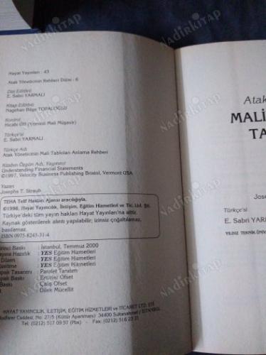 Mali Çizelgeleri Anlama - Atak Yöneticinin Rehberi
