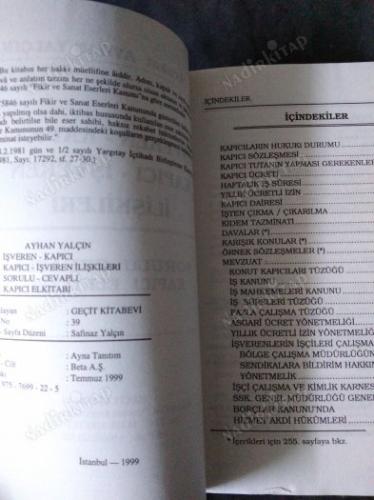 İŞVEREN KAPICI KAPICI İŞVEREN İLİŞKİLERİ SORULU CEVAPLI KAPICI EL KİTABI