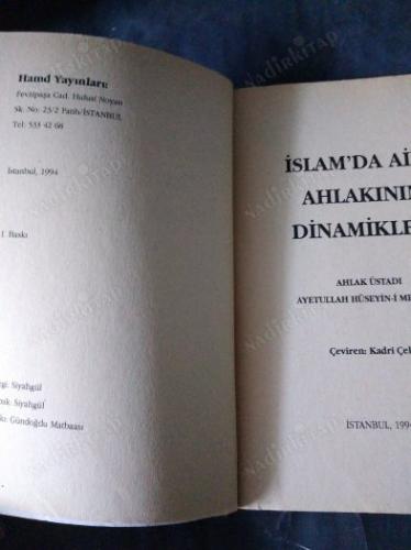 İSLÂM'DA AİLE AHLAKININ DİNAMİKLERİ