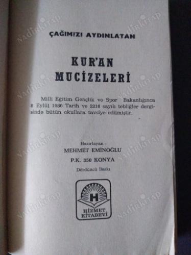 ÇAĞIMIZI AYDINLATAN KUR'AN MUCİZELERİ