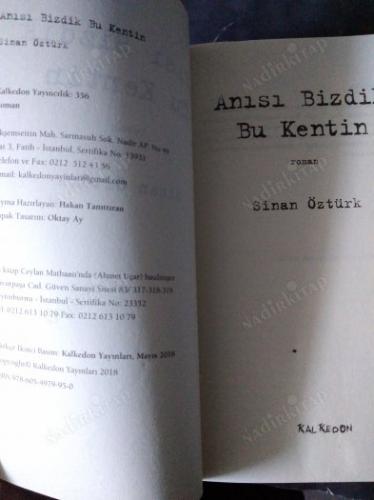 ANISI BİZDİK BU KENTİN