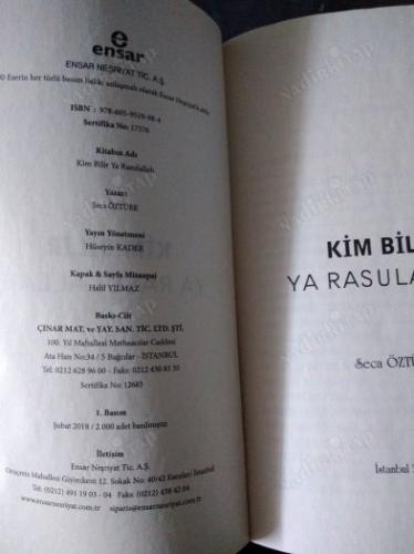Kim Bilir Ya Rasulallah