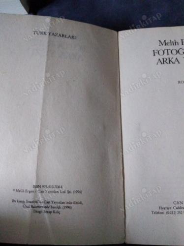 FOTOĞRAFIN ARKA YÜZÜ
