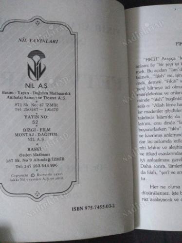 FIKIH ARAŞTIRMALARI IŞIĞINDA FETVALAR - 1
