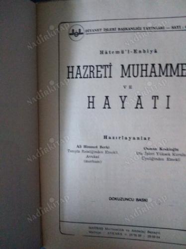 HATEMÜ'L ENBİYA HAZRETİ MUHAMMED VE HAYATI