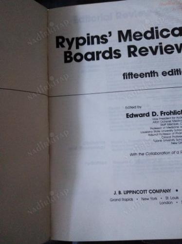 Rypins' Medical Boards Review Clinical Sciences volume 2