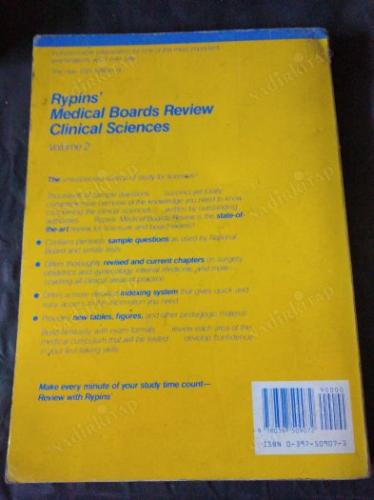 Rypins' Medical Boards Review Clinical Sciences volume 2