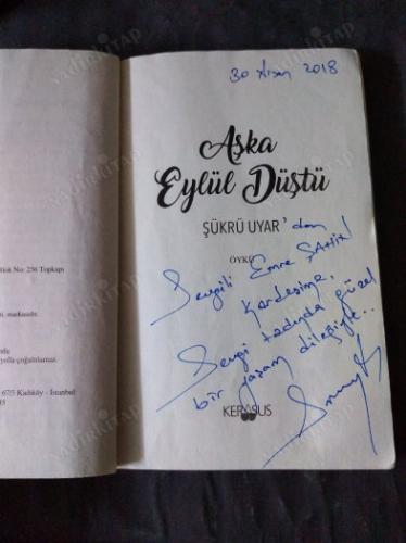 Aşka Eylül Düştü(İMZALI - İTHAFLI)