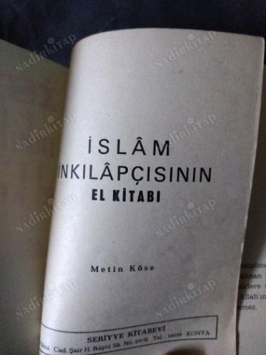 İSLÂM İnkılâpçısının El Kitabı