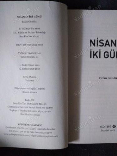 NİSANIN İKİ GÜNÜ