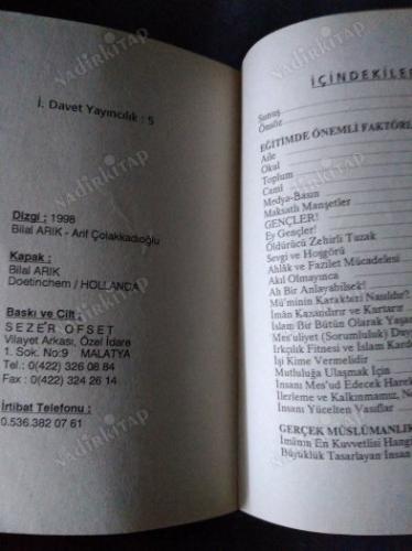 Tenbih Ve Öğütler