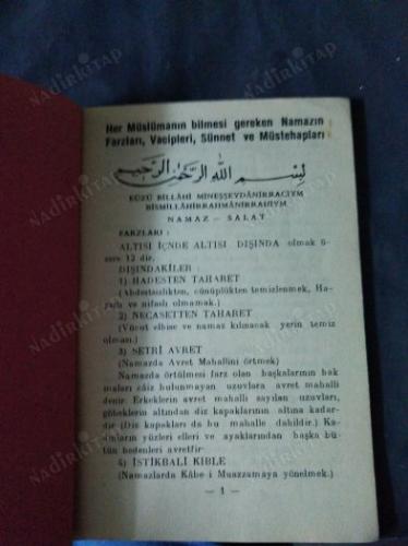 Otuz Üç Farz (33) Sünnetler Vacipler Müstehaplar Oruç Boy Abdesti ve Dört Mezhep