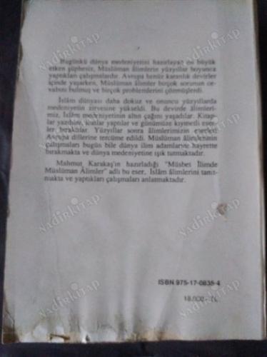 MÜSBET İLİMDE MÜSLÜMAN ALİMLER