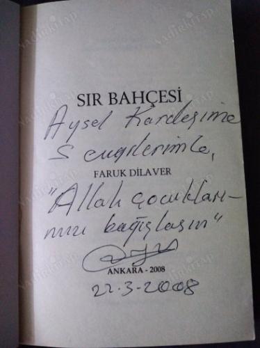 SIR BAHÇESİ İMZALI