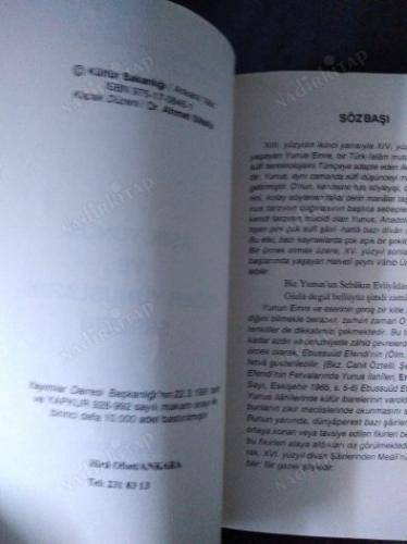 AŞIK YUNUS VE DİĞER YUNUSLARIN ŞİİRLERİ