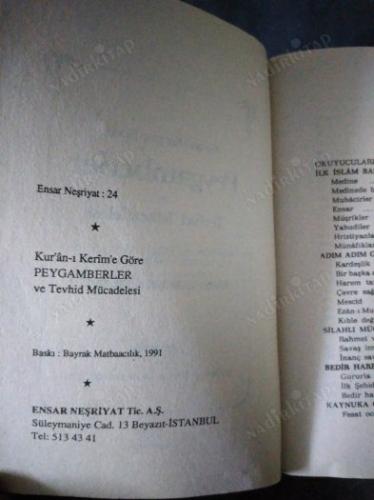KUR'AN-I KERİM'E GÖRE PEYGAMBERLER VE TEVHİD MÜCADELESİ - 3