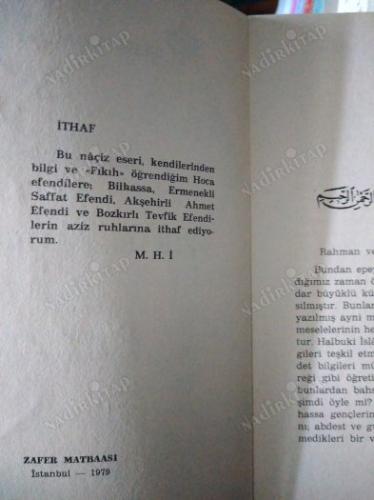 FIKIH HUTBESİ