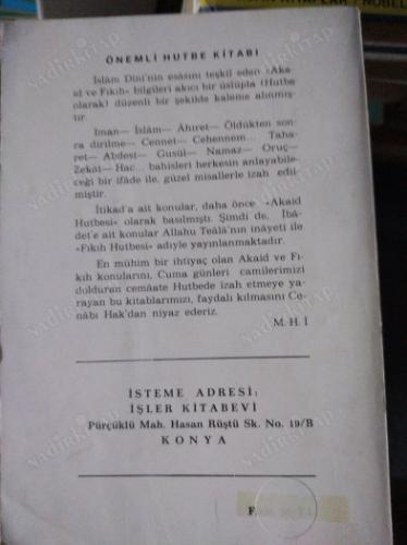 FIKIH HUTBESİ