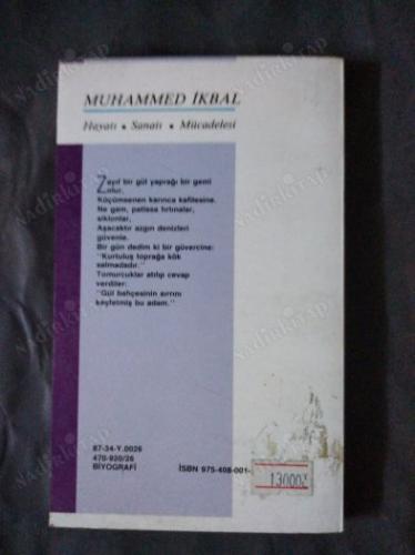 Muhammed İkbal Hayatı, Sanatı, Mücadelesi (Cep Boy)
