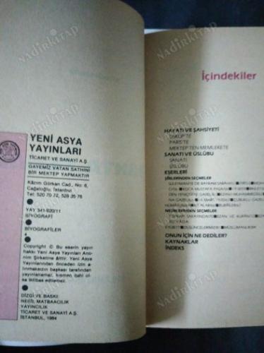 YAHYA KEMAL HAYATI SANATI ESERLERİ