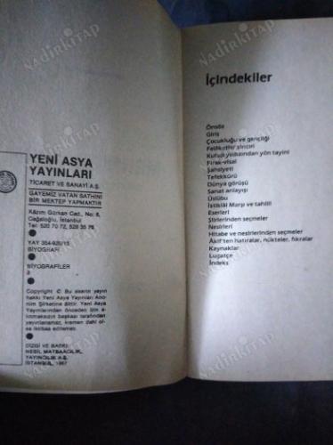 Mehmed Akif Hayatı Sanatı Mücadelesi