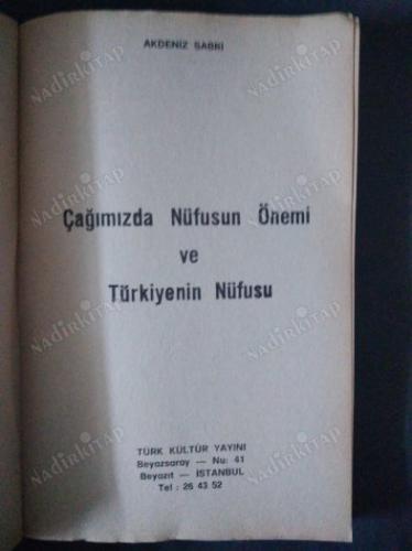 ÇAĞIMIZDA NÜFUSUN ÖNEMİ VE TÜRKİYENİN NÜFUSU