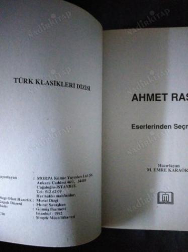 Ahmet Rasim Eserlerinden Seçmeler