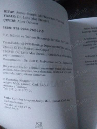 Aimee Semple McPherson'ın Tanıklığı (Kurtuluş Kilisesi'nin Kurucusudur)