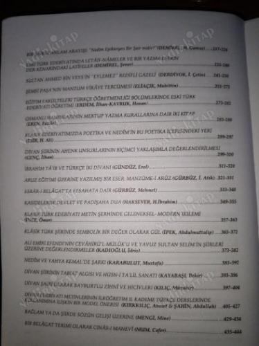 ADIYAMAN ÜNİVERSİTESİ ULUSAL ESKİ TÜRK EDEBİYATI SEMPOZYUMU BİLDİRİLERİ (15-16 MAYIS 2009)