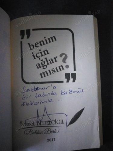 BENİM İÇİN AĞLARMISIN İMZALI