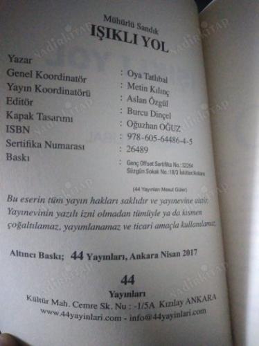Mühürlü Sandık - Işıklı Yol