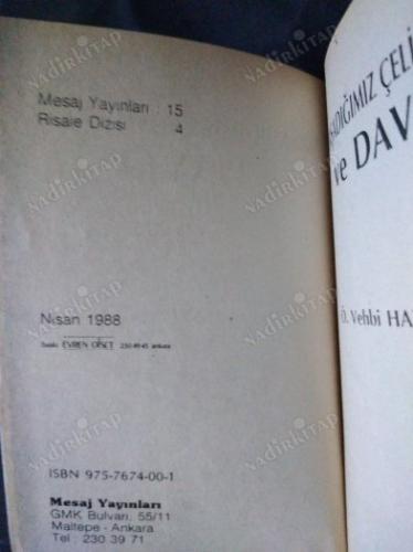 YAŞADIĞIMIZ ÇELİŞKİLER VE DAVET