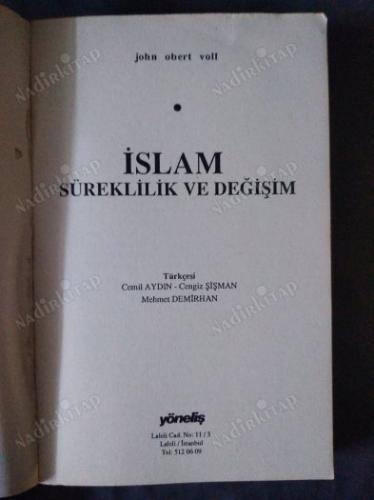 İSLAM SÜREKLİLİK VE DEĞİŞİM 1