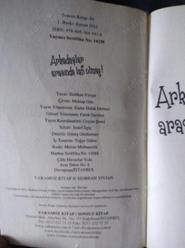 ARKADAŞLAR ARASINDA LAFI OLMAZ