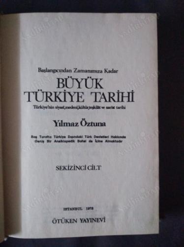 Büyük Türkiye Tarihi Cilt : 8