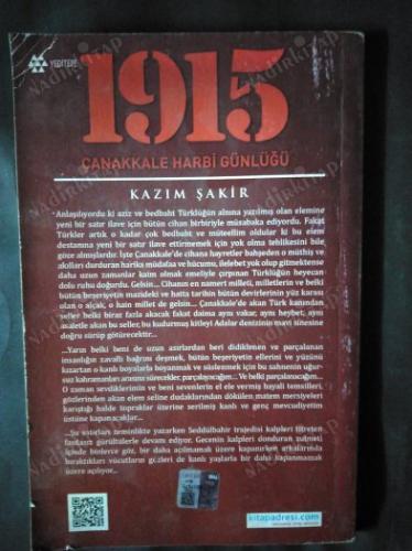 1915 ÇANAKKALE HARBİ GÜNLÜĞÜ