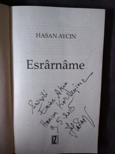 ESRARNAME İMZALI İTHAFLI