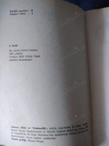KÂİNAT-ALLAH ve NEDENSELLİK