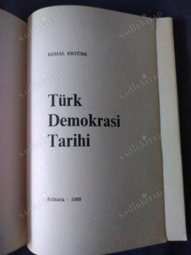 TÜRK DEMOKRASİ TARİHİ