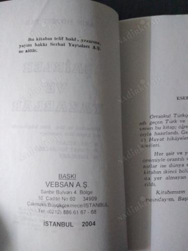 ŞAİRLER VE YAZARLAR