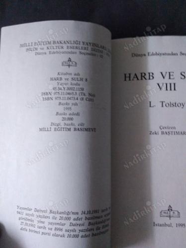 HARB VE SULH 8. CİLT