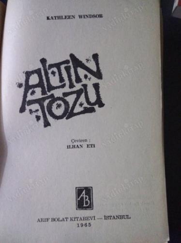 ALTIN TOZU 1.CİLT